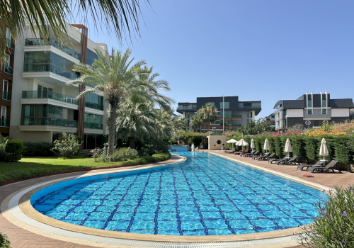 Flower Garden3 - 2V Lejlighed med Poolview til Salg i Alanya