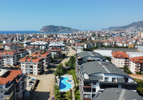 Kavi Palas Residence-3-værelses lejlighed til salg i Alanya