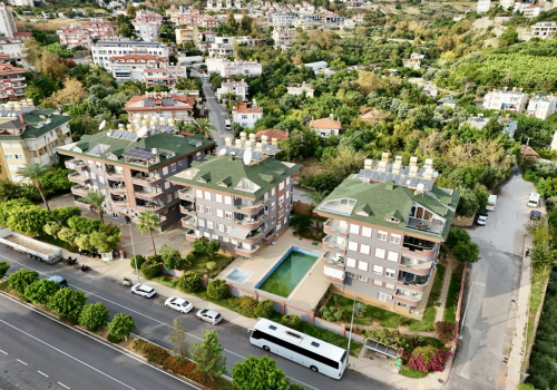 Rummelig 2-værelses lejlighed til salg i Sugözü, Alanya