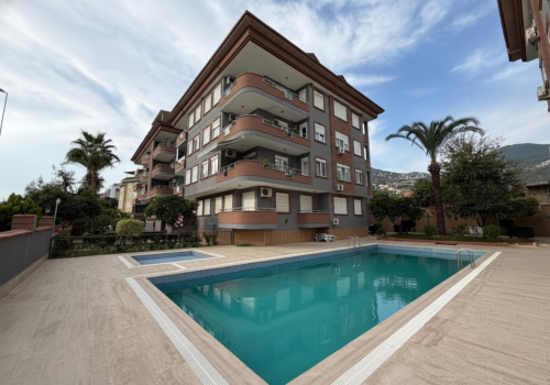 Rummelig 2-værelses lejlighed til salg i Sugözü, Alanya