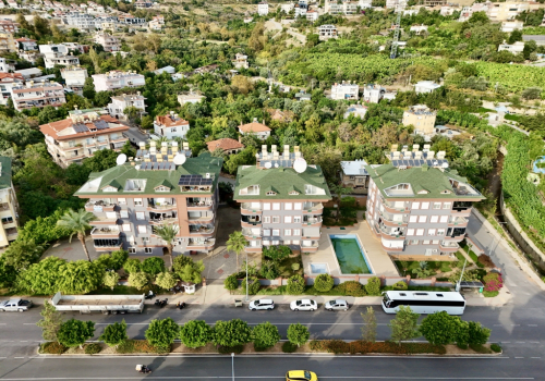 Rummelig 2-værelses lejlighed til salg i Sugözü, Alanya