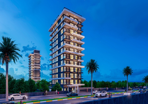 Luksuslejligheder ved stranden til salg i Mahmutlar, Alanya