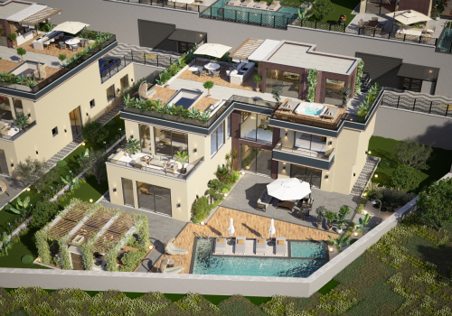 Luksus private villaer til salg i Kargıcak, Alanya