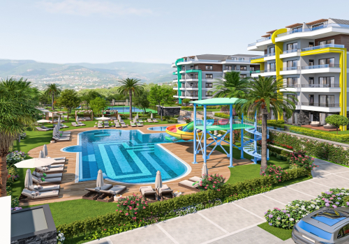 Life Garden Oba lejligheder til salg i Alanya