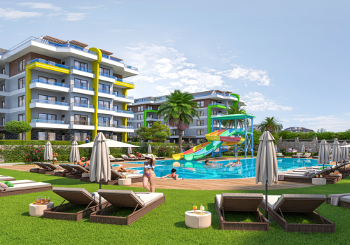 Life Garden Oba lejligheder til salg i Alanya