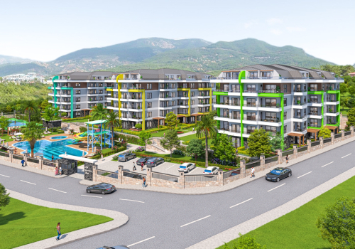 Life Garden Oba lejligheder til salg i Alanya