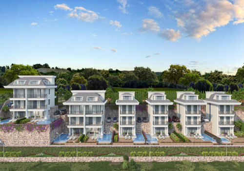 Luksus private villaer og haveduplexer til salg i Alanya