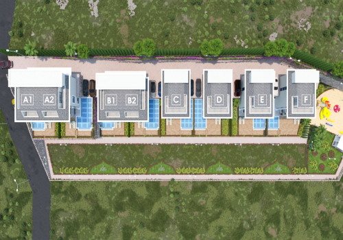 Luksus private villaer og haveduplexer til salg i Alanya