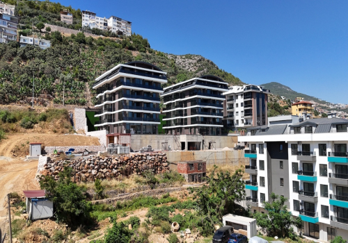 Luksuslejligheder nær Cleopatra-stranden i Alanya
