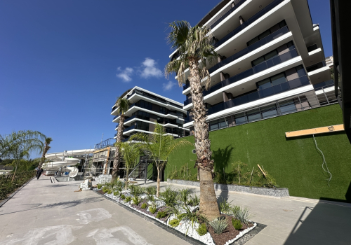 Luksuslejligheder nær Cleopatra-stranden i Alanya