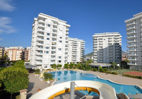 Eksklusiv lejlighed ved stranden i Tosmur, Alanya