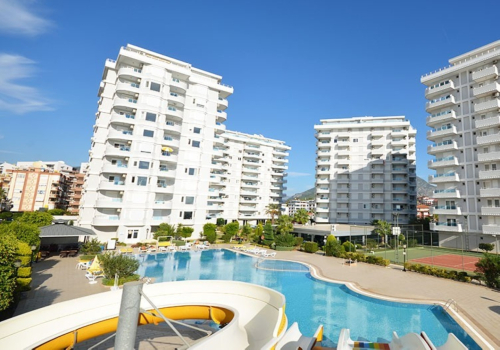 Eksklusiv lejlighed ved stranden i Tosmur, Alanya