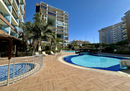 Crystal Towers-Lejlighed med 1 soveværelse til salg i Alanya