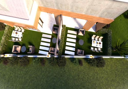 Luksuriøse Have Duplex-lejligheder til Salg i Bektaş