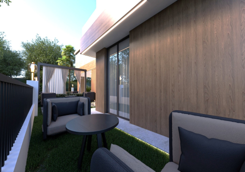 Luksuriøse Have Duplex-lejligheder til Salg i Bektaş